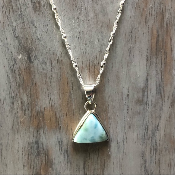 Larimar Sterling Silver Set - Picture 9 of 14